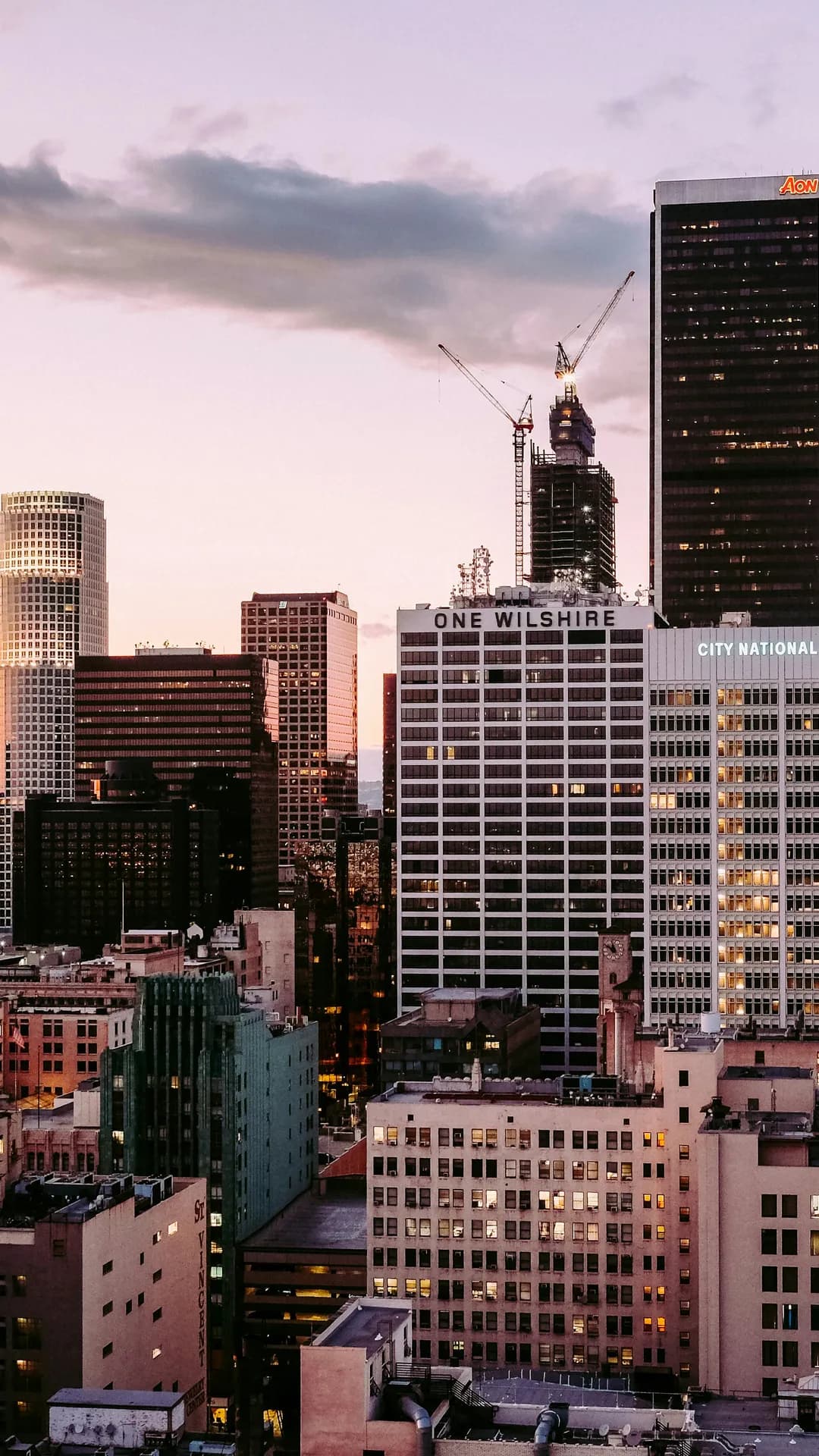 American city skyline